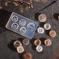 Miniatyrbild 5 av 10: Kristall form mögel Knapp Spänne Gjut Mould DIY Crafts Tool