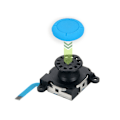 Miniatyrbild 3 av 11: 1 par Rocker Cap för NS OLED- cover Spelkontroller Joystick-byte- cover Speltillbehör Red
