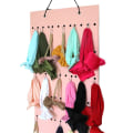 Miniatyrbild 6 av 11: Smycken Organizer Vägghängda Örhängen Ringar Halsband Förvaring Display Hängande Black 2