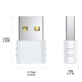 Miniatyrbild 3 av 10: USB C Hona till USB Hane Adapter USB Typ C till USB 2.0 Adapter Converter för bärbar bärbar dator Tangentbord 480 Mbps Black
