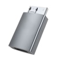 Miniatyrbild 1 av 11: USB C till Micro B Adapter Höghastighetsdataöverföring, aluminiumkonstruktion, Typ-c till USB3.0 Micro B Adapter Converter Grey