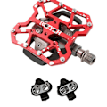 Miniatyrbild 5 av 7: SPD MTB Cykelklotsar Pedal Klämlösa set Racing Ridutrustning för Wellgo WPD-98A SH51 SH55 SH56