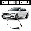 Miniatyrbilde 6 av 8: Justerbar 3,5 mm kjøretøy lydsystem AUX-kabel for AMI-port 1 meter ledning