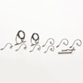 Miniatyrbild 5 av 11: 11 stycken flugspöguide set fiskespets reparationssats hård orm guide spets krok kast spö guide fiske reparation kit Gun Color