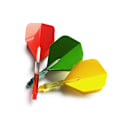 Miniatyrbild 3 av 10: 50 st högkvalitativ Pure Color Dart Wing Tail Professional Pet Dart Flight Fin Black