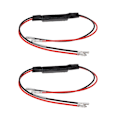 Miniatyrbillede 2 af 7: 2 stk. Motorcykel LED Blinklys Indikator Lys Cement Belastningsmodstande Adapter