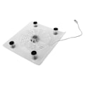 Miniatyrbild 6 av 8: Laptopkylare USB -kylning Stor fläkt LED Light Cooler Base Pad Stativ för 15" PC Notebook