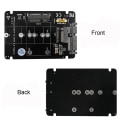 Miniatyrbild 5 av 11: 2-i-1 NGFF(M2)mSATA till SATA 2,5 tums adapter M2 NGFF/ mSATA till SATA3.0 Praktisk byte av adapterkort för konverterare null - Cross structure