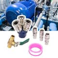 Miniatyrbilde 2 av 7: Rapid Release Industrielle Luftpumper Kobling Trippel Tilkobling C Type Design