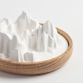 Miniatyrbild 8 av 11: Bergsform kiselgur Dofter Diffuser Skrivbord Badrumsbänk Bordsdekoration för hem Festprydnad nyår White