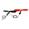 Miniatyrbild 5 av 8: 1 par för DC 3.7V 720 Mini Model Helikopter Coreless Motor Propeller Great Torq