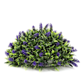 Miniatyrbild 4 av 11: Konstgjord lavendelboll Blomkorg för kreativ konstgjord växt Lavendel Dekorativ boll Topiary boll för balkong D