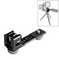 Miniatyrbild 3 av 6: 4-Head Cold Hot Shoe Mount Adapter Mikrofon Blixtljus Aluminiumlegering förlängningsfäste för mobil 2/Smooth 4 Gimbal