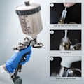 Miniatyrbilde 6 av 7: Erstatningsfilter Malingsfilter Gravitasjonssprayfilter Filtersiler