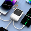 Miniatyrbild 7 av 11: DIY Power Bank Case 3x18650 Batterihållare Box Digital Display Skärm LED Ficklampa Funktion Typ C/Micro Output White