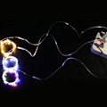 Miniatyrbild 8 av 11: Vattentät Garland Fairy String Lamp Silver Wire Nattljus USB driven för 3m C