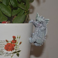 Miniatyrbild 8 av 11: Drake Blomkruka Hugger Figuriner Prydnadssaker Trädgårdskruka Kruka Hängare Harts Vas Huggers Staty Hemkontor Dekoration D