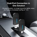 Miniatyrbilde 8 av 11: Kablet til trådløs konverter 5G Type-C USB Plug & Play-adapter