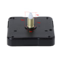 Miniatyrbild 3 av 11: DIY Quartz Clock Movement Silent Kit Set Batteridriven mekanism för inomhus utomhus för tidsklockor användning null - 64