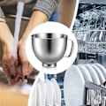 Miniatyrbild 10 av 11: Rostfritt stål skål mixer tillbehör Mixer skål Huvud Stativ Mixer skål Mixer utbyte Diskmaskin Säker för mixer