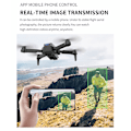 Miniatyrbild 9 av 11: E99 K3 Drone 4K Dubbel/Enkel Kamera 6-axlig 3-vägs Hinder Undvikande RC Quadcopter Black C