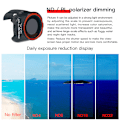 Miniatyrbillede 9 af 9: 6x til DJI-Mavic MINI 1/2/SE Drone Kameralinsefiltre CPL UV ND4 ND8 ND16 ND32