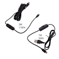 Miniatyrbild 3 av 11: Micro USB Power Laddningskabel med Switch USB2.0 till MicroUSB Converter för RaspberryPi USB till mikro USB -kabel White 1m