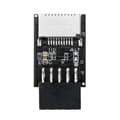 Moderkort USB 2.0 9Pin till Typ-E Key-A Frontanslutningsomvandlare Moderkort 9-Pin Typ E Adapter