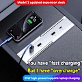 Pikkukuva 5 / 11: Autolle 3+ Auton USB-keskitin Telakointiasema Laajennus Shunt Keskikonsolin Sovitin