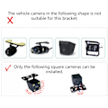 Miniatyrbild 4 av 10: Backkamera Nummerskylt Fäste Backup View Mirror Cam för Kia K3 K3S