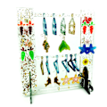Miniatyrbild 3 av 11: 2st Örhängeförvaring Drop Lim Molds Gör-det-själv örhängen Display Rack Smycken Förvaringsställ Smyckeshängare Form