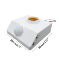 Miniatyrbild 4 av 11: Justerbar induktionslamphållare för människokroppen Infraröd rörelse PIR-sensor Automatisk LED-ljuslampor Hållare Stativbrytare