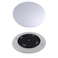 Miniatyrbild 7 av 10: för iMac Aluminium Base Stand 360 Rotation Monitor Base Disc Halkfri rund bärbar bärbar dator Bashållare Silver