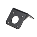 Miniatyrbillede 5 af 10: Monteringsbeslag Holder Til Nema 17 Stepmotor 3D Printer Sort 42mm Legering St 2