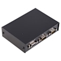 Miniatyrbild 4 av 7: DB 9-stifts hane honkontakt seriell 2 in 1 ut RS232 datadelning manuell switch manuell väljarbox