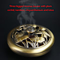 Miniatyrbild 8 av 11: Metall Ihålig Rökelsebrännare Rökelsebrännare Ställ Multifunktion Hustillbehör Hem Sovrum Vardagsrum Inredning A