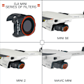 Miniatyrbillede 7 af 9: 6x til DJI-Mavic MINI 1/2/SE Drone Kameralinsefiltre CPL UV ND4 ND8 ND16 ND32