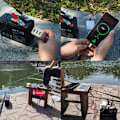 Miniatyrbild 10 av 11: Omvandlare batteriklämma 12V-24V QC3.0 USB -laddare Power 3 portar Shunt automatiskt laddning för Android