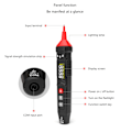Miniatyrbild 10 av 11: Multimeter Tester Pen Typ Spänningsdetektor Automatisk Tester Kapacitans Penna Elektrisk mätare Verktyg Digital Voltmeter Mätare