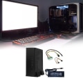 Miniatyrbild 2 av 11: Snygg ITX- case utrymmesbesparande case Chassifotstativ 180W power för tillval B