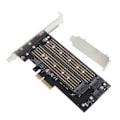 Miniatyrbild 1 av 11: M.2 NVME till PCI-E 3.0 X4 expansionskort PCIE till M.2 Adapter Sata Internt gränssnitt PCI-E 3.0 X4 till SATA för PC