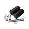 Miniatyrbild 3 av 9: Motorcykelram Avgasskydd Crash Pad Anti Crash Protector Limstift