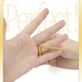 Miniatyrbild 2 av 11: 4 stycken/ set Smycken Verktyg Spiral Bas Ring Justerare Guld Färg Ring Spännare Ändring av storlek Verktyg Smycken Ring Skydd 3/5mm null - A 3mm round