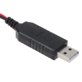 Miniatyrbild 5 av 11: USB till för DC-kabel för AA-batteri, USB power med strömbrytare Byt ut 3st 1,5V AA LR6 AM3-batterier för LED St 2M