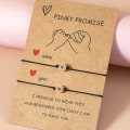 Miniatyrbild 5 av 11: 2 st Parkort Armband Love Lucky Bead Lysande armband för vänskap Syster Kvinnor Man Tur för Wish Smycken Present Green