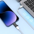 Miniatyrbild 6 av 11: Telefonladdaradapter för iOS8pin hona till typ-C hane omvandlaradapter Support PD60W Laddning och dataöverföring Silver Front hole