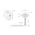 Miniatyrbild 5 av 7: Tålig Metall 8-tandad CSE14HRA1L410A-02 NEMA14 36 Steppermotor 8 Tänder
