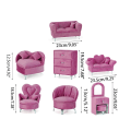 Miniatyrbild 10 av 11: Söt soffform smyckeskrin Vacker för case Modesmycken Förvaringsshowc D