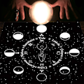 Miniatyrbild 3 av 11: Fyrkantig form Pendel spådom Altare Bordsduk Brädspel Tarot Pad Rune Duk Astrologi Oracles Brädspelsmatta B60