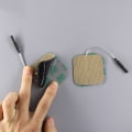 Miniatyrbild 3 av 9: 10 stycken självhäftande muskelstimulatorelektrodkuddar Non-woven tygenhetsdynor Ersättning 5x5cm/1,97x1,97''